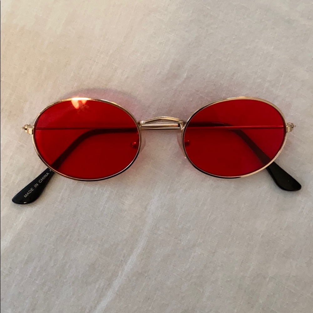 Red sunglasses